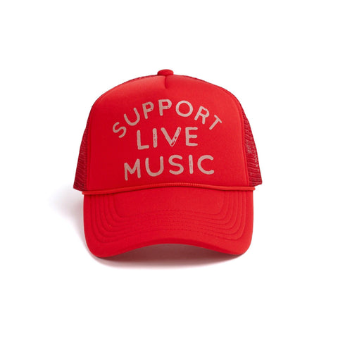 Support Live Music Trucker Hat