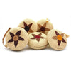 Carmel Crochet Round Flower Straw Crossbody