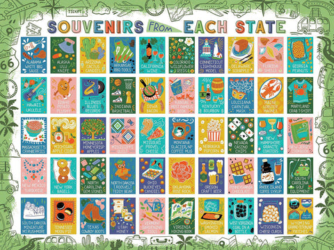 Souvenirs of the States Puzzle