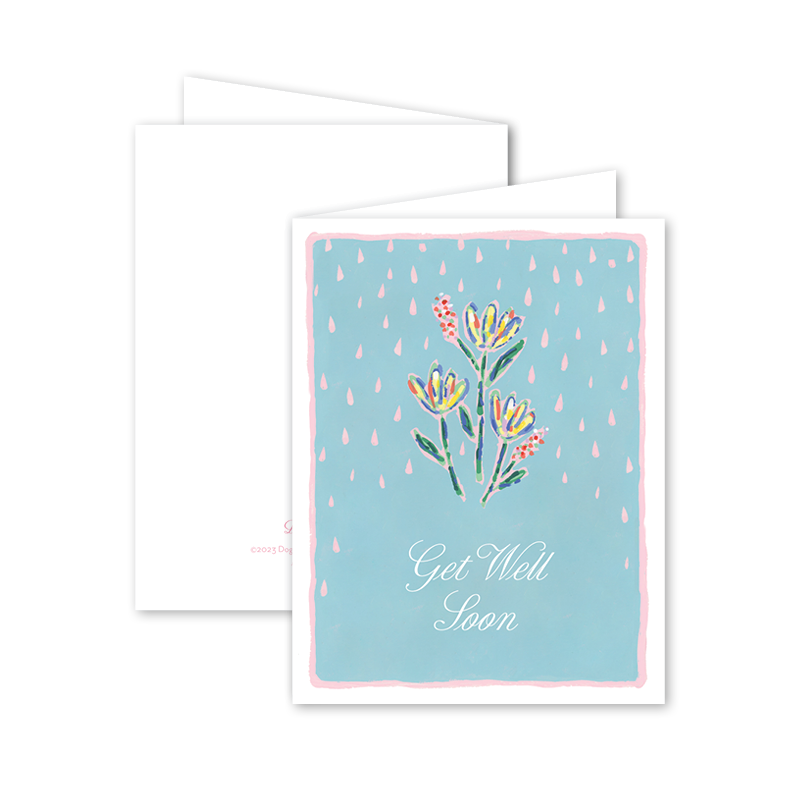 April Showers Get Well Card