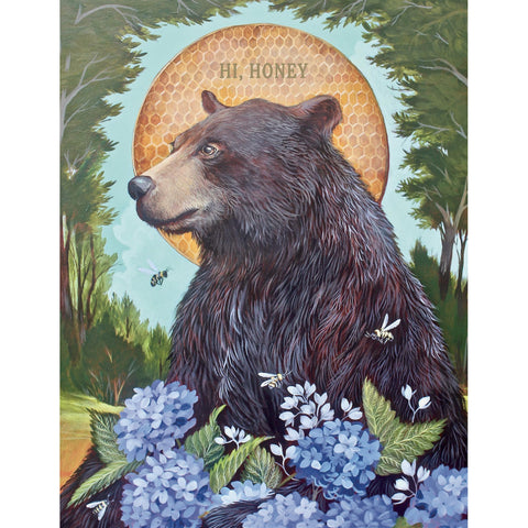Hi Honey Bear Card