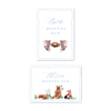 Woodland Blue Milestone Cards