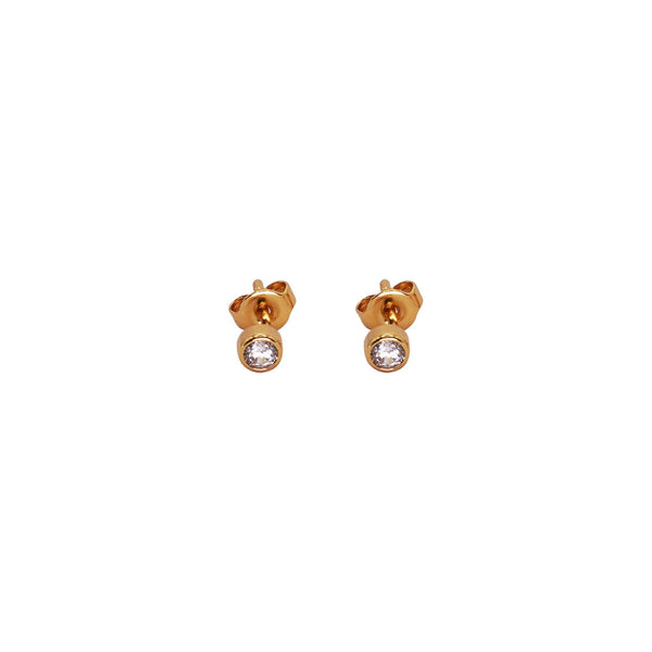 Dot Bezel Stud