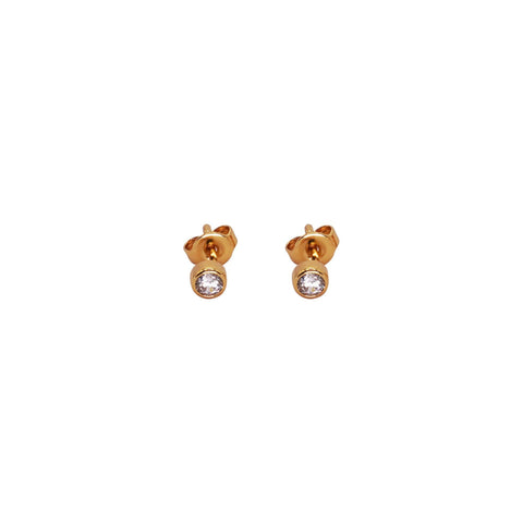 Dot Bezel Stud