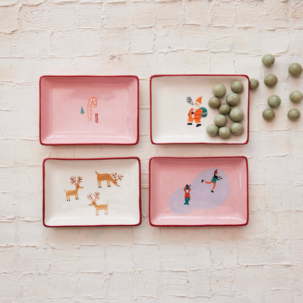 Holiday Stoneware Dish