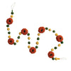 Orange Pumpkin Ball Garland