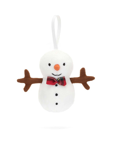 Festive Folly Snowman Ornament