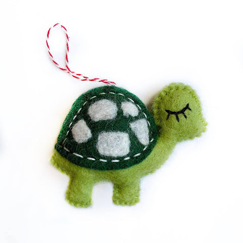 Turtle Wool Ornament