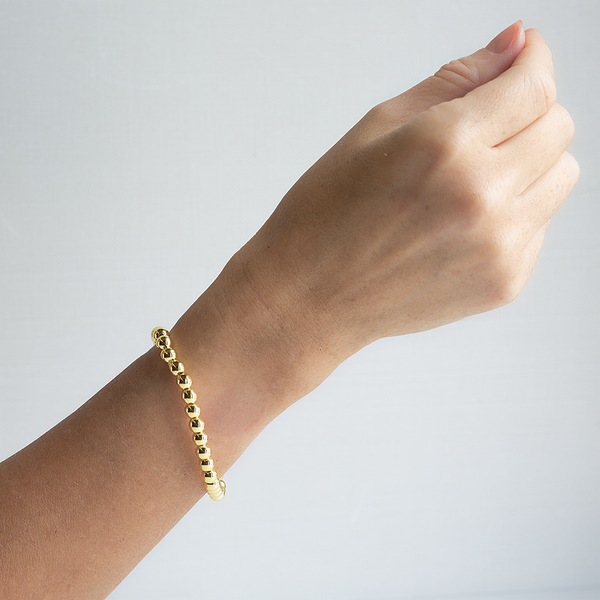 Gold Bead Bracelet