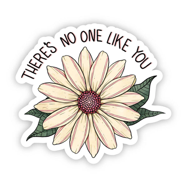 No One Like You Floral Sticker