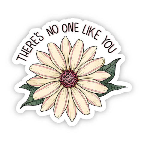 No One Like You Floral Sticker