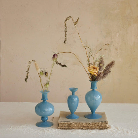 Opaque Blue Vase