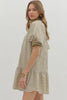 Olive Track Dress