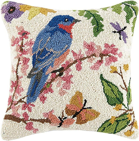 Bluebird Hook Pillow