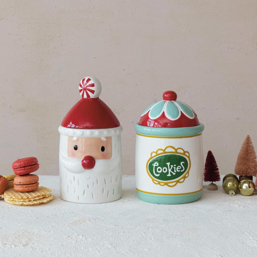 Santa Cookie Jar
