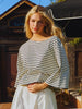 Indigo Stripe Boat Top