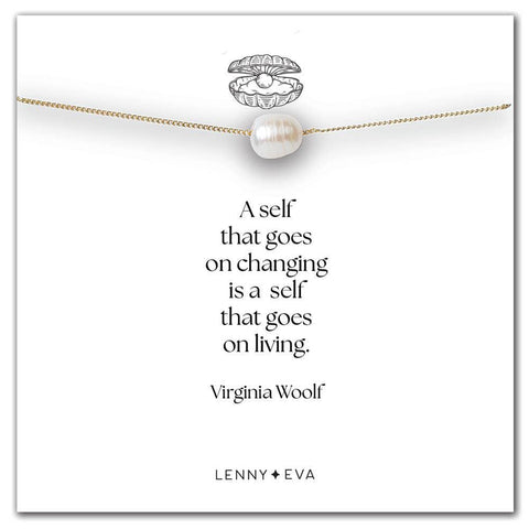 Intention Necklace Pearl