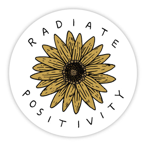 Radiate Positivity Large Sticker