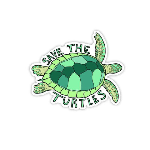 Save the Turtles Sticker