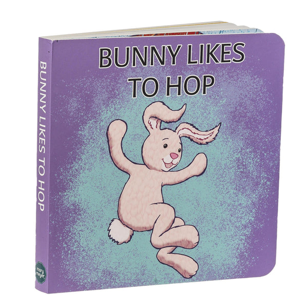 Bunny Likes To Hop Board Book