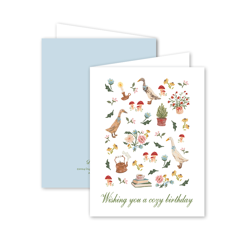 Cottage Cozy Birthday Card