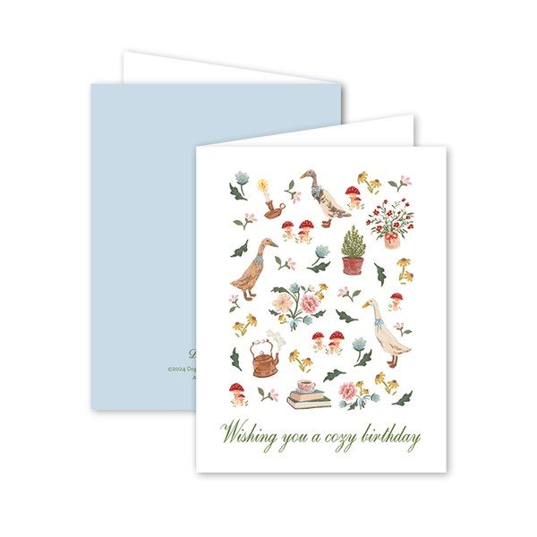 Cottage Cozy Birthday Card