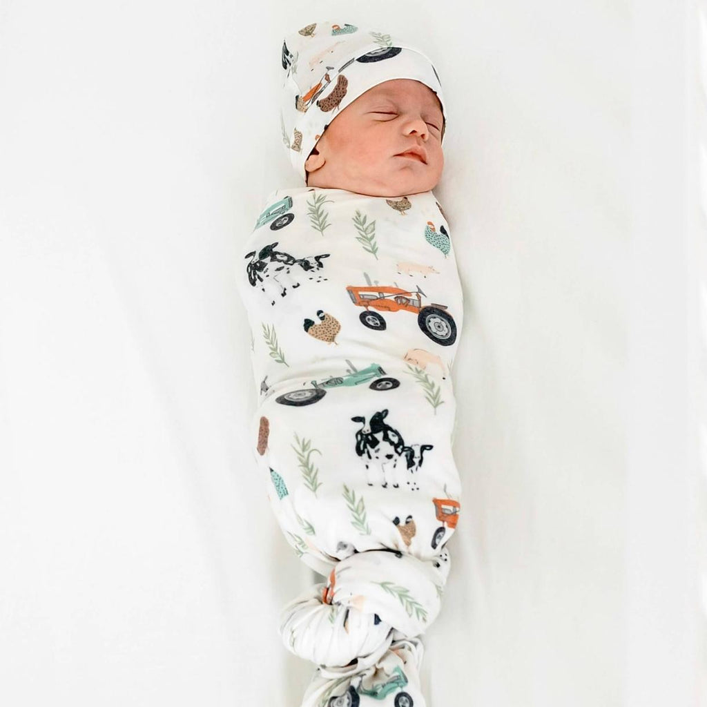 Jo Newborn Knotted Gown