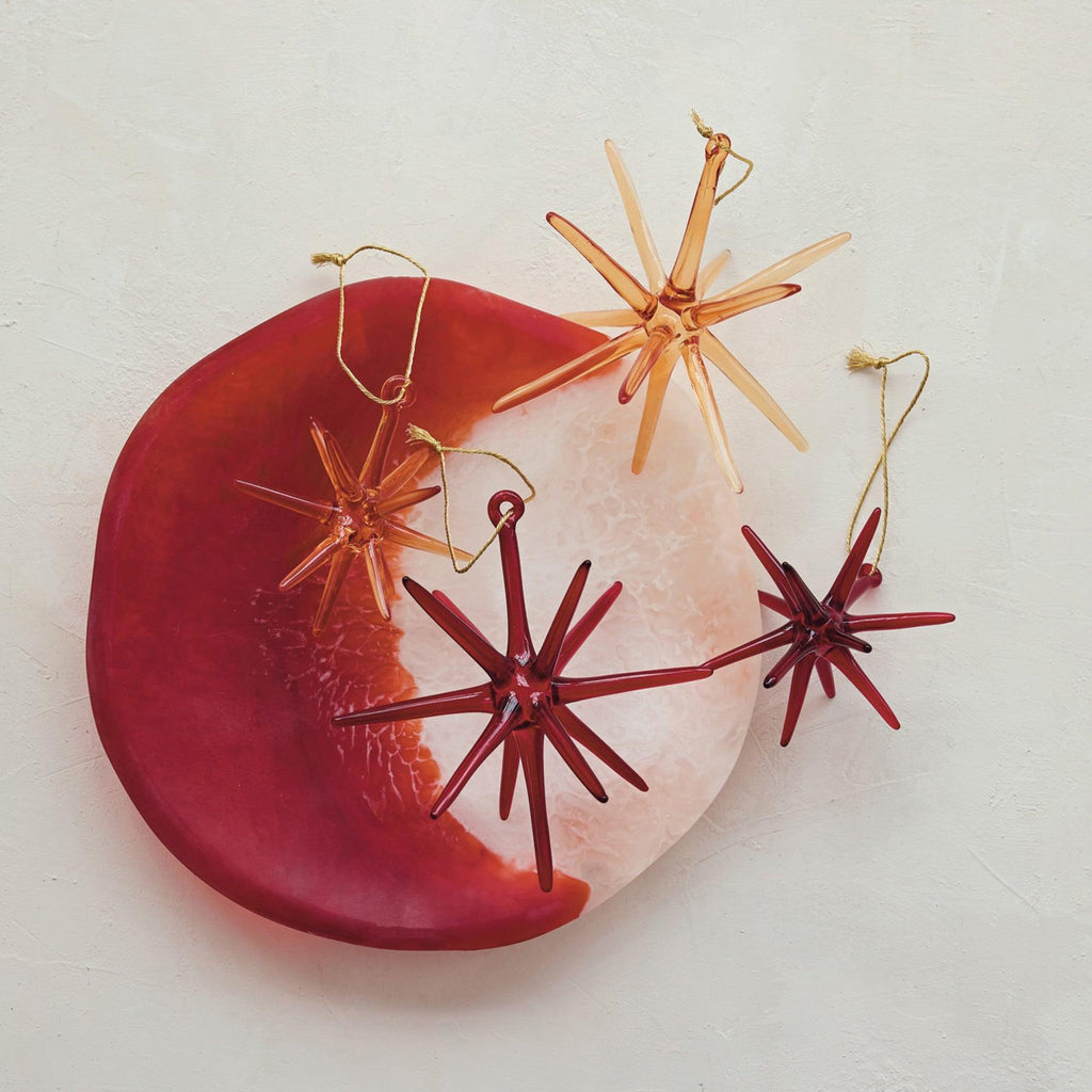 Handmade Glass Star Ornament