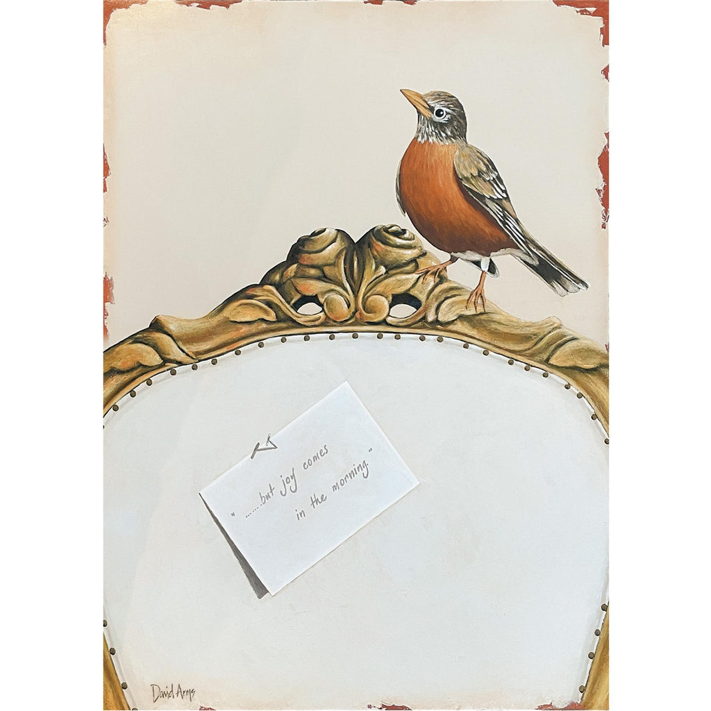 Joy Comes in the Morning (Robin) Greeting Card