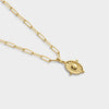 Talis Waterproof Gold Charm Necklace