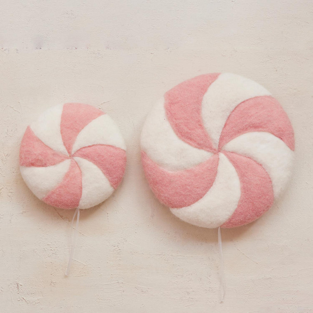 Wool Felt Candy Ornament LARGE