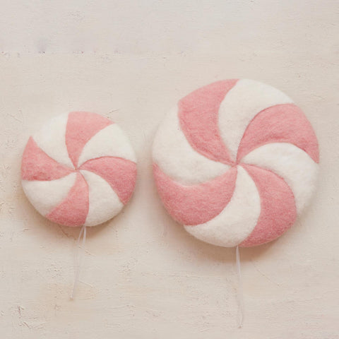 Wool Felt Candy Ornament LARGE