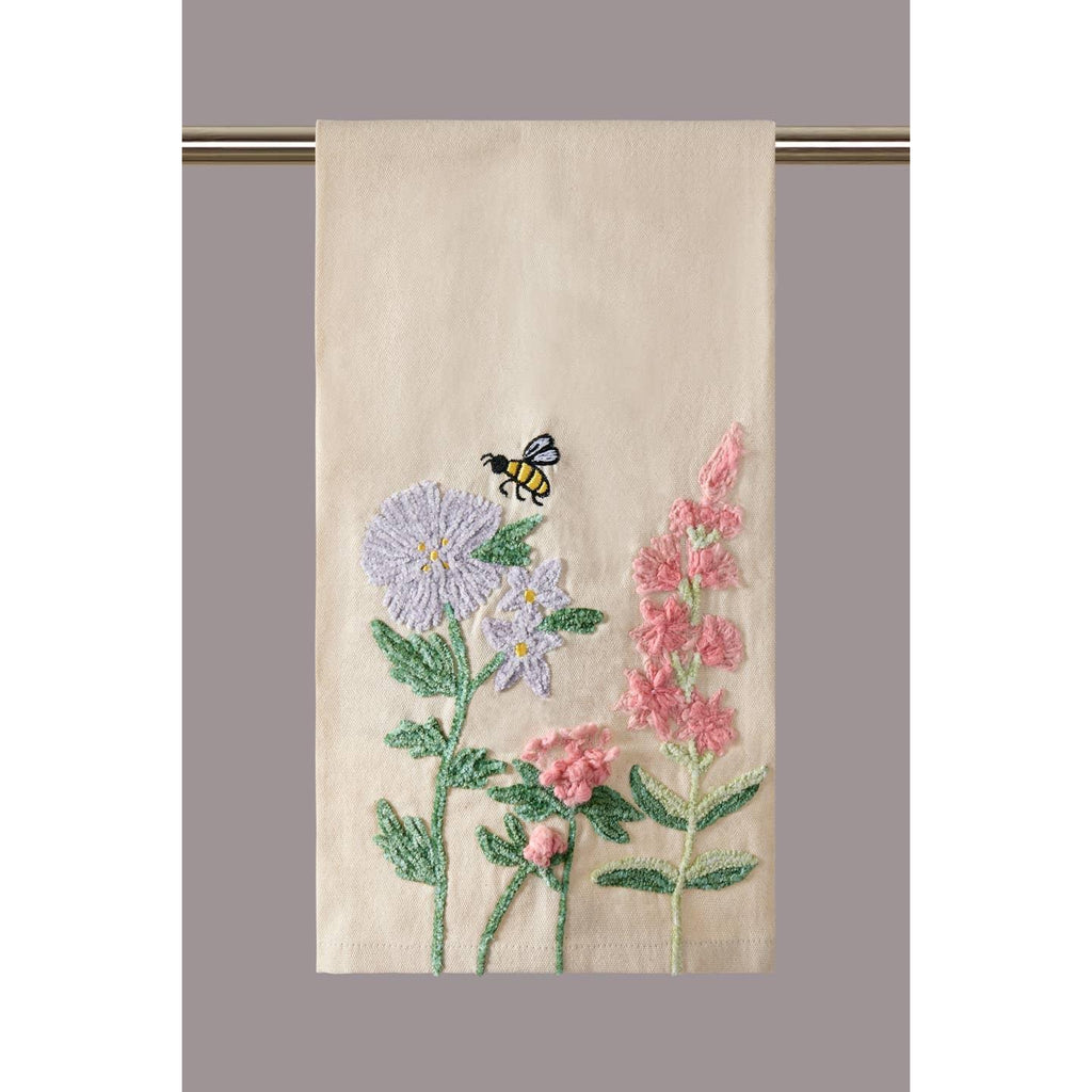 Spring Floral Bee Towel