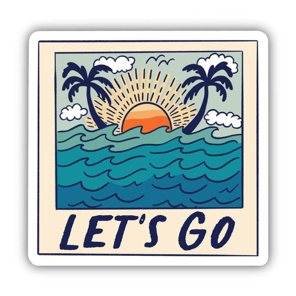 Let's Go Tropical Sticker