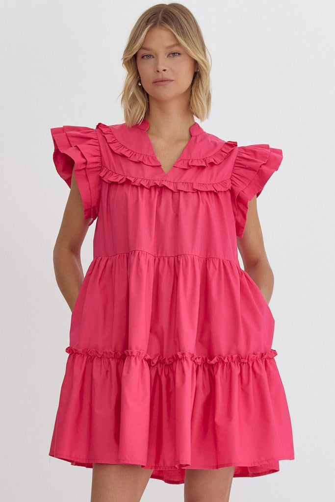 Pucker Mini Dress