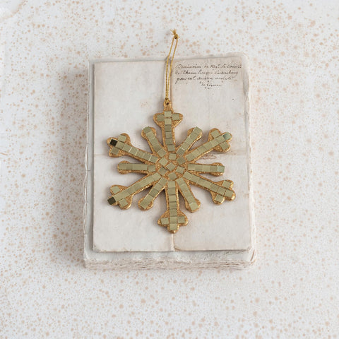 Mosaic Snowflake Ornament