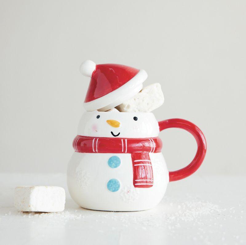 Snowman Lid Mug