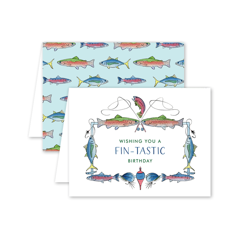 Trout Birthday Card