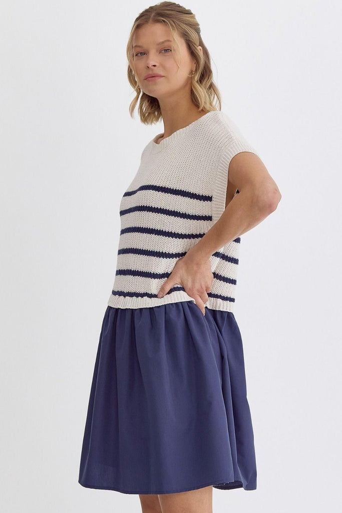 Navy Mini Dress