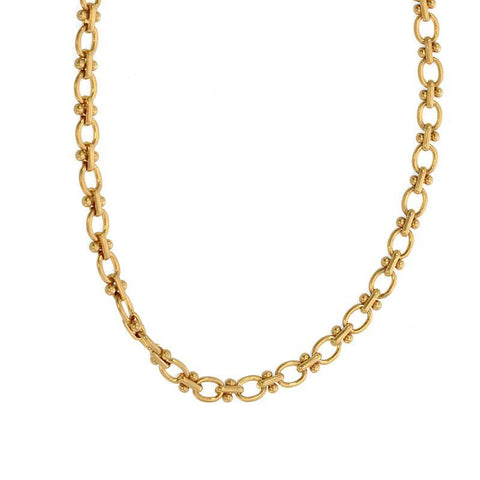 Mini Cable & Barbell Chain Necklace