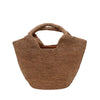 St. Tropez Heart Shaped Crochet Straw Basket