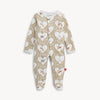 Animal Heart Organic Cotton Footie