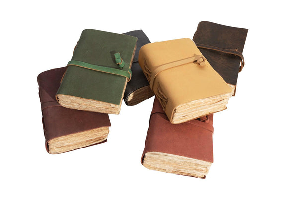 Mini Leather Wrap Journal