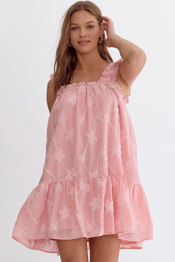 Rosette Mini Dress