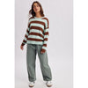 Olive Barrel Denim Pant