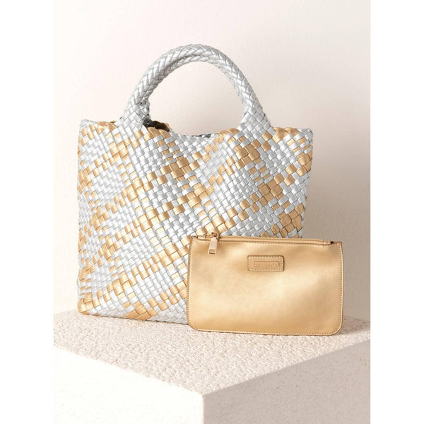 Blythe Plaid Mini Tote