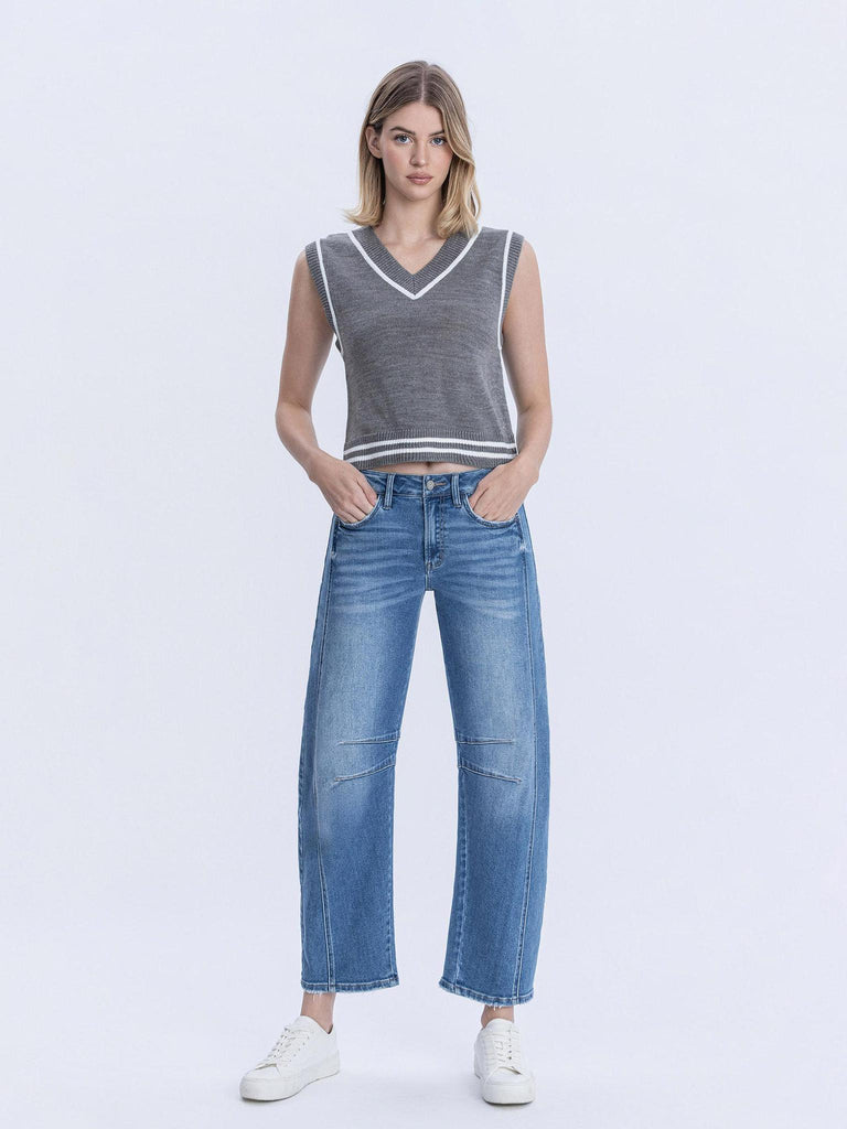 Kate Crop Barrel Jeans