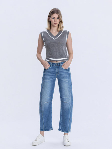 Kate Crop Barrel Jeans