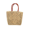 Cheval Lace Crochet Straw Basket