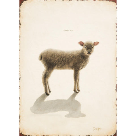 Fear Not Lamb Greeting Card